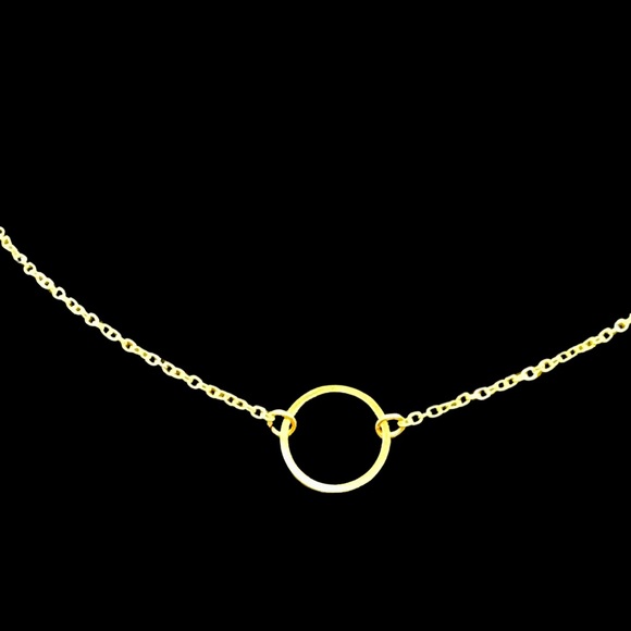 🆕 Gold Necklace Unity Cir - Picture 2 of 5